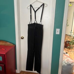 Armani exchange suspenders pants